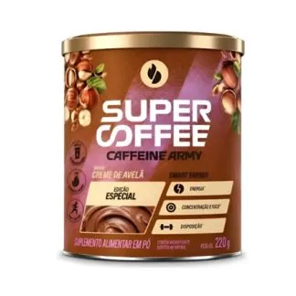 SUPERCOFFEE SMART ENERGY CREME DE AVELÃ 220G – CAFFEINE ARMY